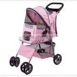 4 Wheels Pet Stroller Cat Dog Cage Stroller thumbnail-2