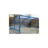 Custom Blue Iron Metal Display Stands Bicycle Rack In Public thumbnail-1
