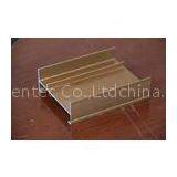 Office / Bathroom Windows 6061 Aluminum Profile , Wood Grain Coated Profile Aluminum Extrusion thumbnail-1