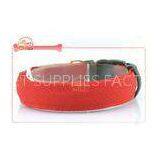 Plain Ligh Up Nylon Led Pet Collar With Three Option Light Setting And Solid Color