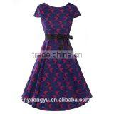 Pure Lace Woemen Holiday Princess Dress/sy Blue Red Printed Fashionable Dress/shnyn Flower Dress thumbnail-2
