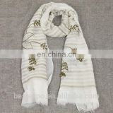 wholesale new design women customized shawl viscose pearl scarf