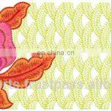 Laces - Blue Embroidery Fancy Lace/ Blue Brass Fabric thumbnail-1