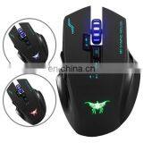 Dropshipping Combatwing W100 Rechargeable 2.4G Wireless Wired Gaming Mouse Optical Mice With 4 Adjustable DPI Levels & 8 Buttons