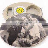 Custom Happy Family Picture Souvenir Fridge Magnet, Plastic Bottle Opener Magnet thumbnail-1