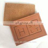 Custom Branded Jeans Denim Embossed Leather Patch Label