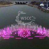 Fountain Show Musioc Dancing Fountian LED Show Fire Show in the Lake thumbnail-3