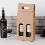 Rigid clear wine gift box packaging