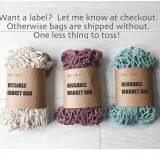 Reusable Produce Bag Zero Waste Reusable Bag Cream thumbnail-4