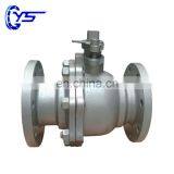 2 Parts Body ASME GB Standard WCB Ball Full Port Ball Valve With Flange Connection thumbnail-2