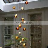 Цветной стеклянный подвесной светильник с LED G4