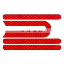 Electric Scooter Skateboard Accessories 4 Sets Of Front And Rear Wheel Cover Protective Car Reflective Stickers Bicycle Stickers thumbnail-3