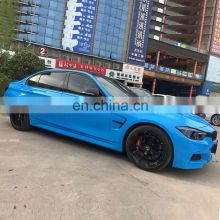 Crystal Ice Cream Blue Car Vinyl Wrap Air Self-adhesive Decoration Roll Film Vehicle Auto Stickers wrapping