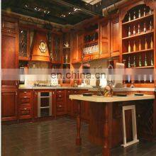 Luxury Prefab House Classical Natural Oak Kitchen Cabinets thumbnail-3