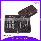 Stainless Steel Zipper Bag 11pcs Manicure Set