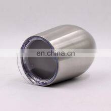 12oz Double Wall 304 8/18 Stainless Steel Reusable Coffee Cup Mug Tumbler With Lid thumbnail-3