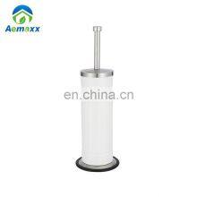 Comfortable Style Foot Pedal Bathroom Stainless Steel Garbage Can Set With Toilet Brush thumbnail-5