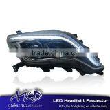 AKD Car Styling for Toyota Prado LED Headlights C-Type 2014-2015 Prado LED Head Lamp Projector Bi Xenon Hid H7 thumbnail-2