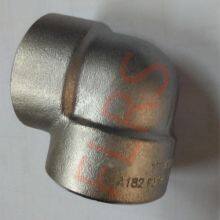 Class 3000 Forged Steel Pipe Fitting 90 Degree Elbow A182 F316L ASME B16.11