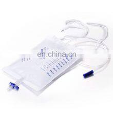 High Quality Medical Disposable Urine Bag 2000ml With Leg Tie Valve