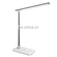 Ручное управление. Защитный для глаз офисный светильник 5Вт. Быстрая беспроводная зарядка. Функция запоминания. Для общежития, офиса, работы, спальни. Беспроводный зарядник thumbnail-5