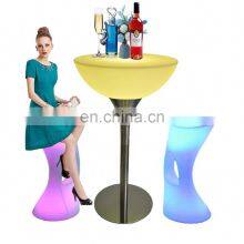 Modern Color Changing Rechargeable Bright Led Bar Table for Sale