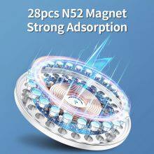 Fast Adaptive 2A Wireless Charger With Type-C Port ABS Material Phone Adapters Supports PD3.1 Charges Mobile Phones 5V/3A Output thumbnail-5