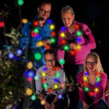 Hot Sales Flashing 9 Lights Light Up Bulb Necklaces for Theme Party thumbnail-6