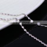 Simple Design Fashion Jewelry Rhodium Plated Cheap Chain Necklace thumbnail-3