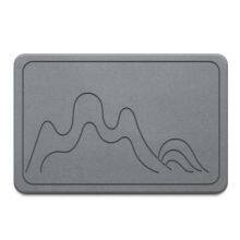 OEM ODM Customized Engraving Diatomite Stone Bath Mat Manufacturer thumbnail-4