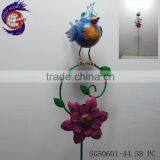 Antique Birds Stand on Stakes With Metal Garden Decoration Windmill thumbnail-3
