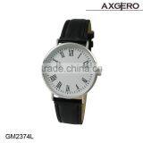 2016 Fashion Stainless Steel Back Water Resistant Leather Wrist Watch thumbnail-6