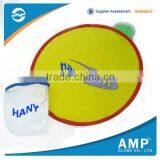 Professional folding polyester frisbee