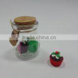 Stationery Clip Push Pin in Glass Bottle for School thumbnail-5