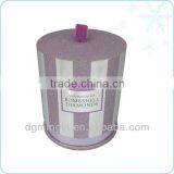 Round Silver Card Paper Box With Label thumbnail-1