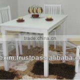 HIGH QUALITY, Parma White Dining Set thumbnail-1
