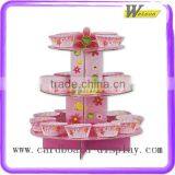 Wholesale Custom POP Paper Cupcake Stand Cardboard thumbnail-1