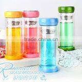 Hot Protected Cheap Price Double Wall Glass Tea Infusion Bottle thumbnail-2