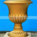 lighted gold color plastic lowes flower pots