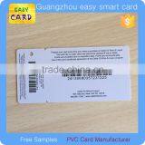 Plastic Barcode Keychain Business Card