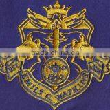 China Factory Green Shield Custom Embroidery Banner Badges,custom Embroidery Patch thumbnail-6