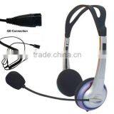3.5mm Double Jack Binaural Multimedia Headset for PC thumbnail-1