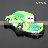 Promotional Soft Rubber Injection Molding Cute Cartoon Car Shaped Animation PVC Fridge Magnet thumbnail-1