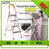 YK New Anti-slip Aluminum Style Step Ladder With EN131 thumbnail-1
