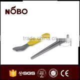 Fashion Korean Stainless Steel Chopsticks and Spoon thumbnail-3