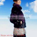 Fashionable Dyed Fur Coats