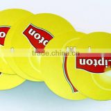 different shape printed hotel glass cover and absorbent paper coaster