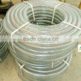 BEST price for ISO 9001 1/2-8 inch flexible clear steel wire reinforced PVC hose