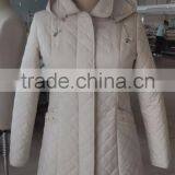 Women Quilting Jackets,spring &autumn Jacket,plus Size Coat With Belt