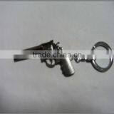 Fashion Zinc Alloy Gun Shape Key Chain